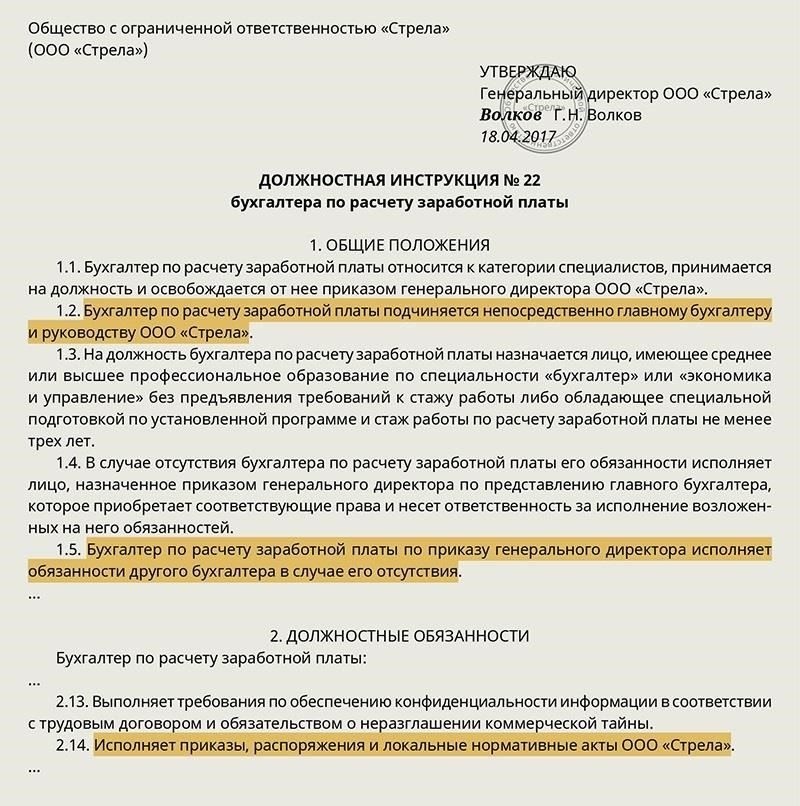 Признание заданий, выходящих за рамки трудового договора