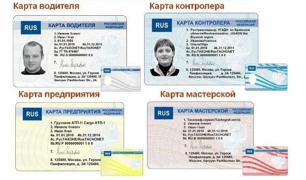 Требования для разблокировки карты тахографа